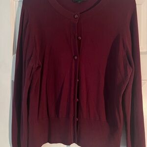 Banana Republic Deep Red Cardigan